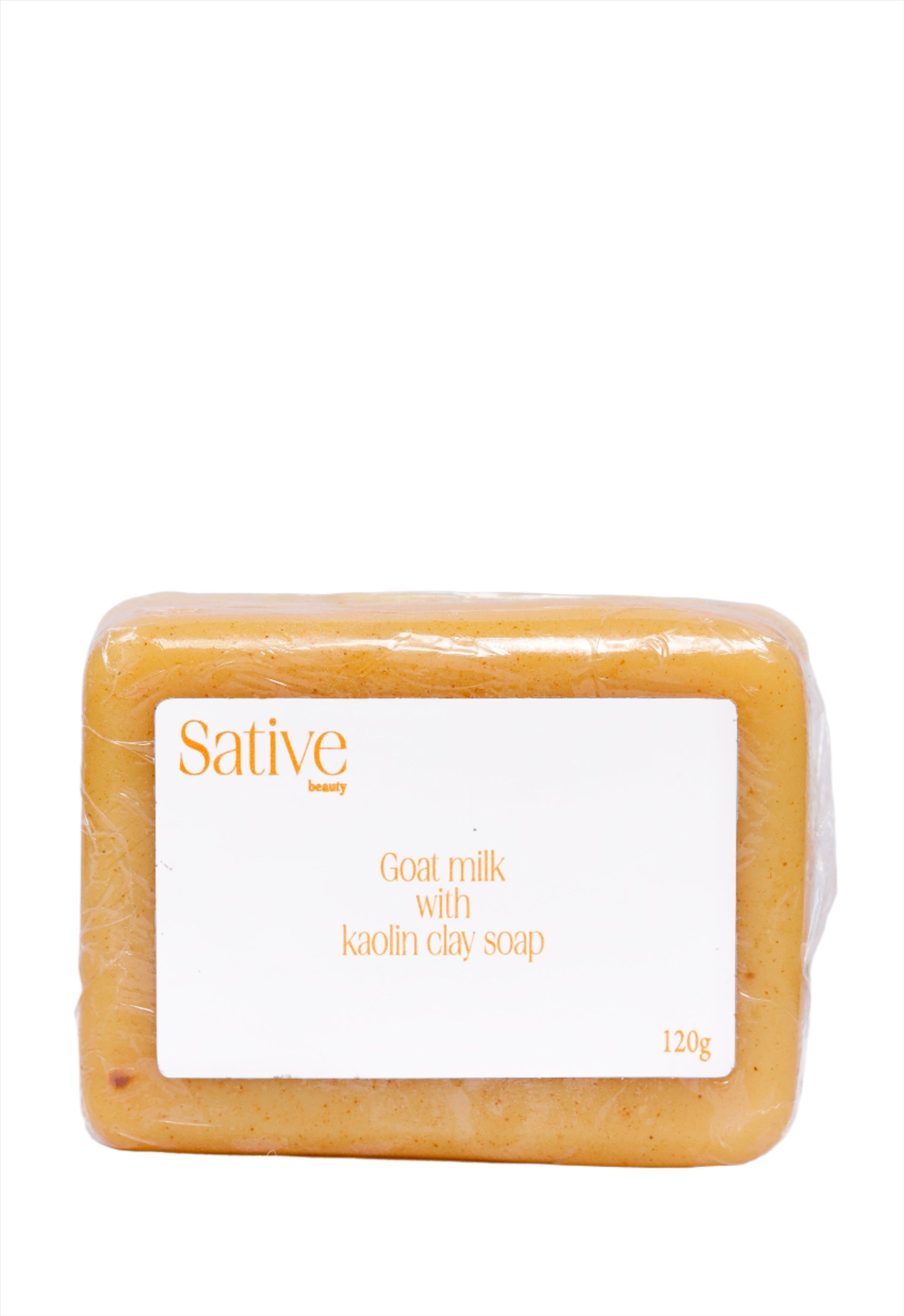 Goat milk and turmeric soap enriched with Kaolin Clay