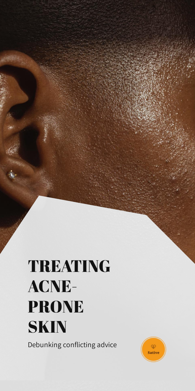 Treating acne-prone skin