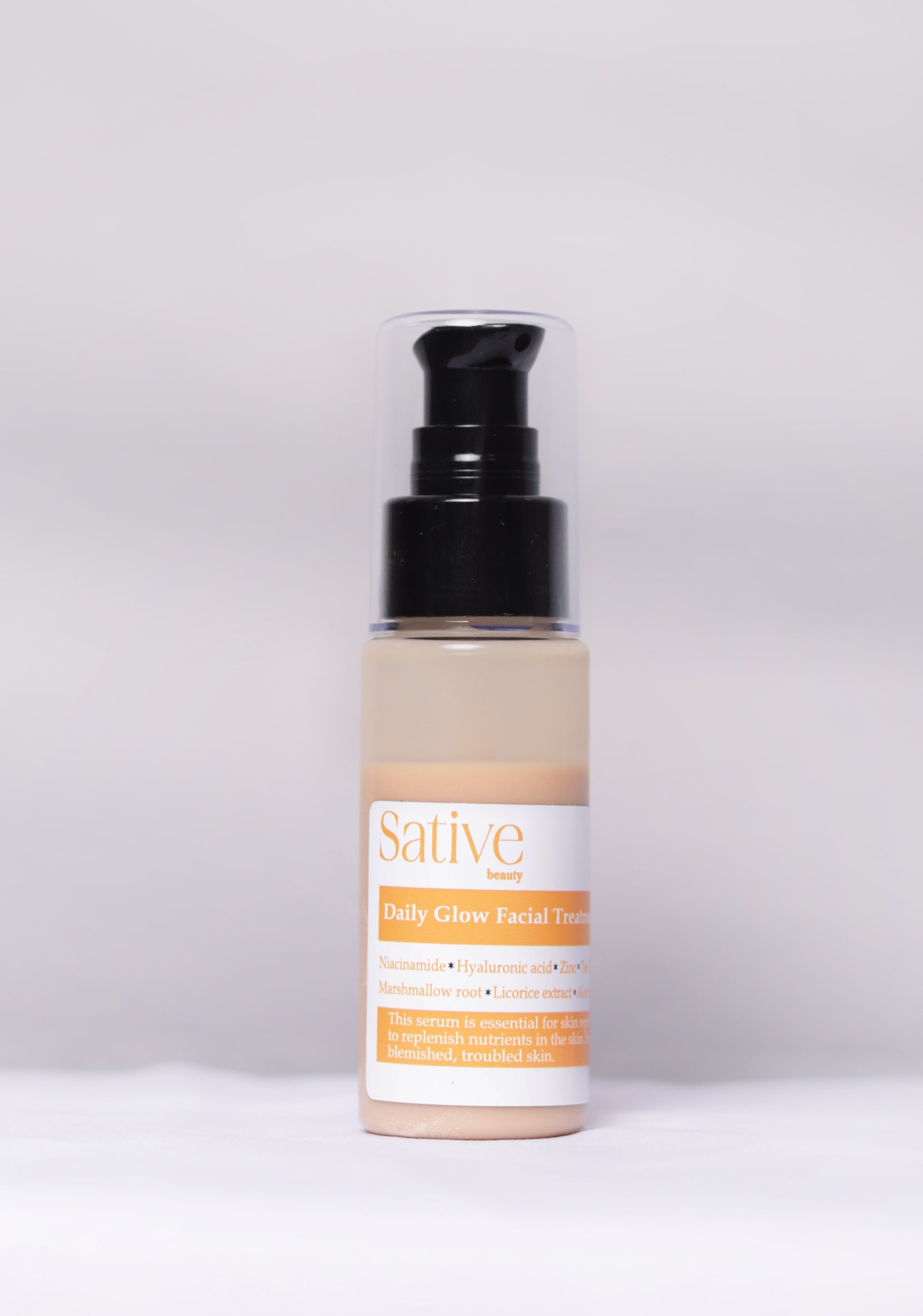 niacinamide + zinc oxide + hyaluronic serum