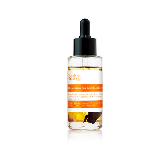 Organic facial oil serum