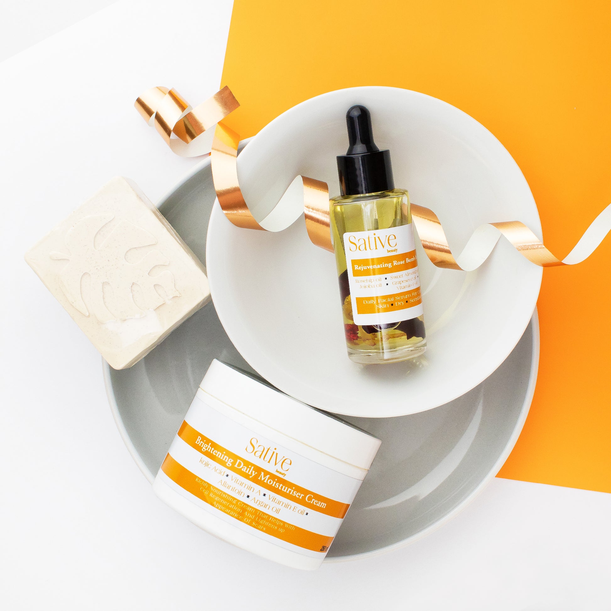 Sative's Organic skincare products